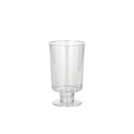 350 Einweg-Weingläser für Weisswein, PS 0,1 l Ø 5,1 cm · 8,5 cm glasklar einteilig Plastik