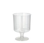 200 Einweg-Weingläser für Rotwein, PS 0,2 l Ø 7,2 cm · 10 cm glasklar einteilig