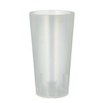 200 Mehrwegbecher 0,4 l Ø 7,5 cm · 14,5 cm transluzent unzerbrechlich