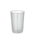 800 Mehrwegbecher Plastikbecher (PP), 0,2 l Ø 6,8 cm · 9,8 cm transluzent unzerbrechlich