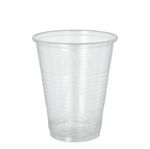 1600 Plastikbecher (PP), 0,3 l Ø 9,5 cm · 11,1 cm transparent mit Schaumrand