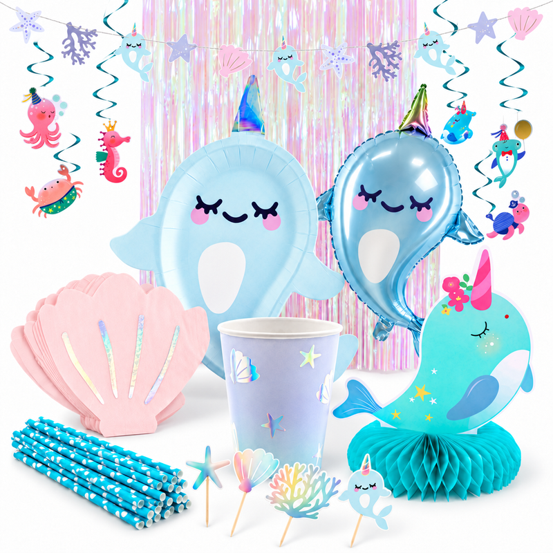 PL1520 hero 20341-Narwal-Partyset-Kindergeburtstag-Geburtstag-Deko-Unterwasser-Dekoration.png
