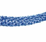 5x Großraumgirlande aus Papier Ø 16 cm · 10 m "Bayrisch Blau" schwer entflammbar Oktoberfest