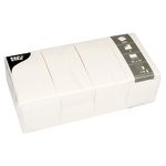 2000 Servietten, weiss 2-lagig 1/8-Falz 33 x 33 cm