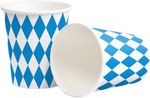 10 Becher Oktoberfest Bayern Pappbecher 0,25 l