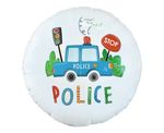 Polizei Party Folienballon rund