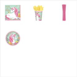 PL1768 21144-Einhorn-Partyset-Geburtstag-Kindergeburtstag-Einweggeschirr-Party-Deko-Teller-Becher-Servietten.jpg