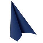 250 Servietten dunkelblau "ROYAL Collection" 1/4-Falz 40 x 40 cm Stoffoptik