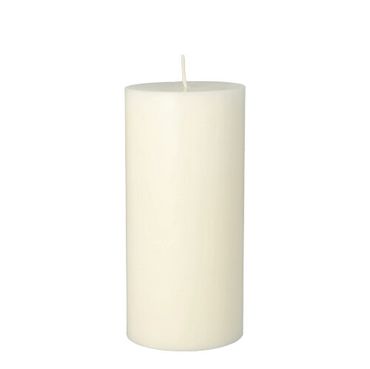 8 Stumpenkerze Ø 70 mm · 150 mm weiss aus 100% Stearin, durchgefärbt