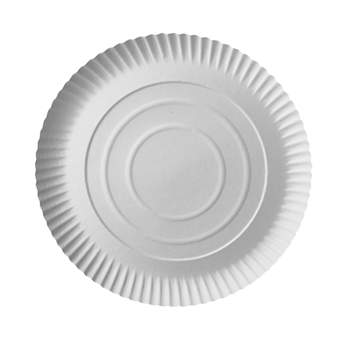Teller, Pappe "pure" rund Ø 26 cm · 2 cm weiss
