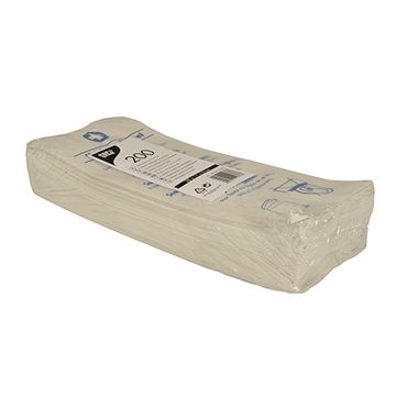 1000 Hygienebeutel 28 cm x 11 cm x 5,5 cm weiss bedruckt