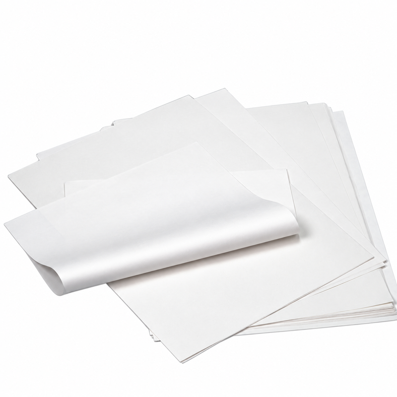 10 kg Einschlagpapiere, Cellulose 50 cm x 37,5 cm weiss 1/4 Bogen