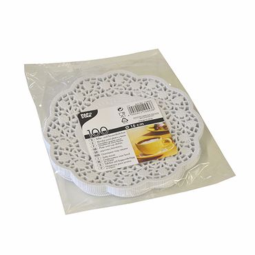 2000 Teller- und Tassendeckchen rund Ø 15 cm weiss