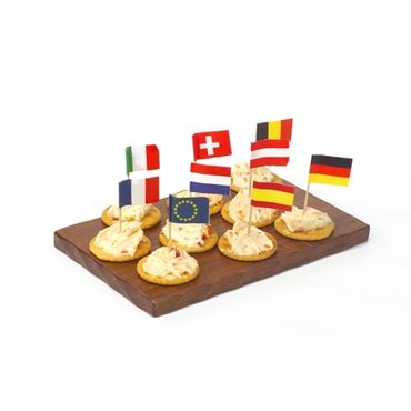 1000 Deko-Picker 8 cm Nationen