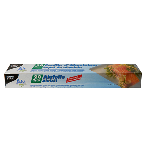 Alufolie 20 m x 30 cm in Faltschachtel