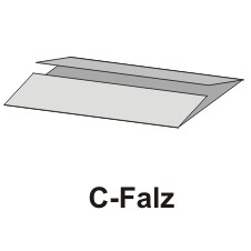 2400 Blatt Handtuchpapier C-Falz 50 cm x 25 cm natur 1-lagig
