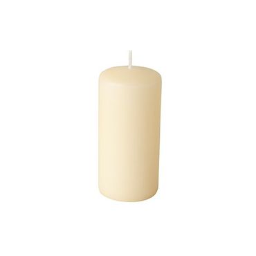 8 Stumpenkerzen Ø 50 mm · 100 mm creme