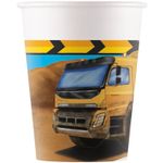 8 Becher Baustelle Party
