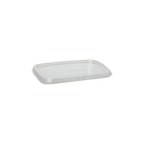 Deckel für Verpackungsbecher, PP eckig 0,6 cm x 8,1 cm x 10,8 cm transparent