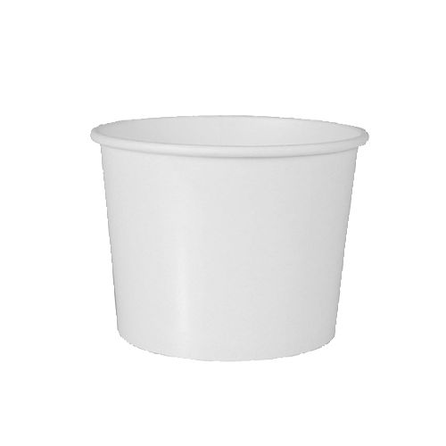 Suppenbecher, Pappe "To Go" 350 ml Ø 9,9 cm · 7 cm weiss