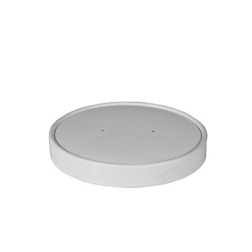 Deckel für Suppenbecher, Pappe "To Go" Ø 9,9 cm weiss