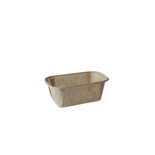 Backformen eckig 167 ml 4 cm x 6,5 cm x 11 cm braun