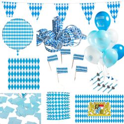 PL2388 aktualisierte Collage 25012-XL-Oktoberfest-Deko-Set-Partyset-Dekoration-Wiesn-Party-blau-weiss_1.jpg