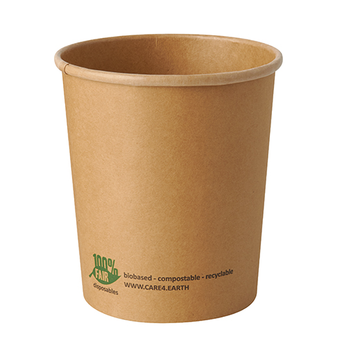 Suppenbecher, Pappe 940 ml Ø 11,5 cm · 13 cm braun