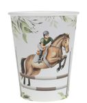 Pferde Springreiten 10 Becher