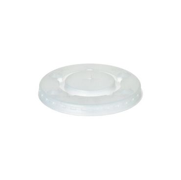 150 Deckel PS rund Ø 9 cm · 1 cm transparent mit Kreuzschlitz