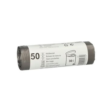 2000 Müllbeutel, HDPE 30 l 60 cm x 50 cm grau