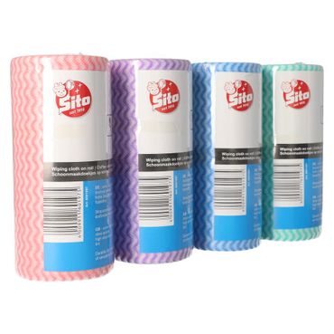 12x Wischfixtuch 1750 cm x 18 cm farbig sortiert 50 Blatt perforiert