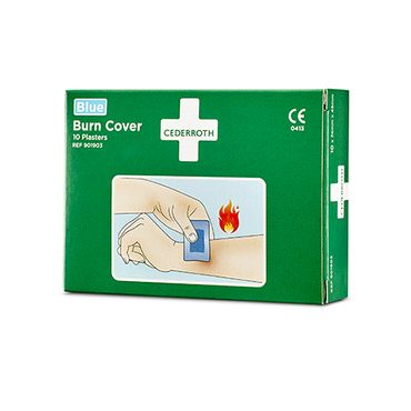 10 Cederroth Burn Cover, Hydrogelplaster 74 mm x 45 mm