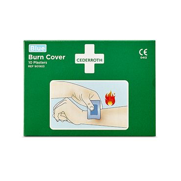 10 Cederroth Burn Cover, Hydrogelplaster 74 mm x 45 mm