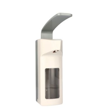 Wandspender 30 cm x 8,5 cm x 21 cm weiss Kunststoff 500 ml, Langarmhebel