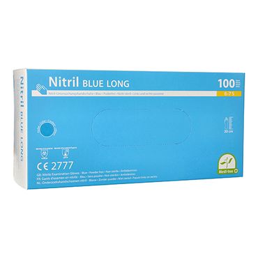 1000 Medi-Inn® PS Handschuhe Nitril puderfrei Long blau Größe S