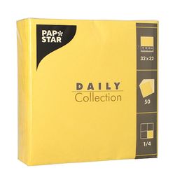 27349-50-Servietten--DAILY-Collection--1-4-Falz-32-cm-x-32-cm-gelb.jpg 27349-50-Servietten--DAILY-Collection--1-4-Falz-32-cm-x-32-cm-gelb.jpg