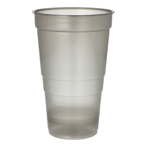 Mehrweg-Trinkbecher PP 0,5 l Ø 9,5 cm · 14,4 cm grau
