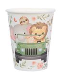 Baby Dschungel Tiere Party 10 Becher
