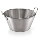 WAS Germany Schüssel mit Griffen, 53 l, Ø 60 cm, Chromnickelstahl