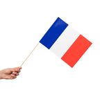 10 Papier Fahnen Frankreich 20 x 30 cm