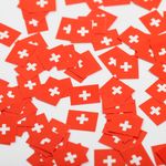 Tisch Konfetti Schweiz 150 Stück