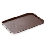 WAS Germany Gastro Tablett braun stapelbar 41,5 x 31 x 2 cm Serviertablett Polypropylen