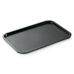 WAS Germany Gastro Tablett schwarz stapelbar 45,5 x 35,5 x 2 cm Serviertablett Polypropylen