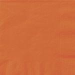 20 grosse Servietten orange 33 x 33 cm