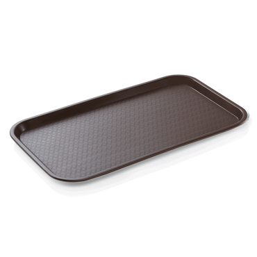 WAS Germany Gastro Tablett braun stapelbar GN 1/1 53 x 32,5 cm Serviertablett Polypropylen