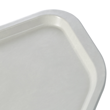 WAS Germany Gastro Trapeztablett Tablett lichtgrau stapelbar 48 x 34 cm Serviertablett Fiberglasverstärkt