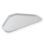 WAS Germany Gastro Trapeztablett Tablett lichtgrau stapelbar 48 x 34 cm Serviertablett Fiberglasverstärkt