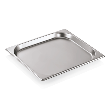WAS Germany GN Behälter Set ohne Deckel Gastronom 2/3, Chromnickelstahl 18/8, 6 tlg.