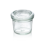 12x Weck Glas Mini-Sturzglas mit Deckel Overturn 35 ml